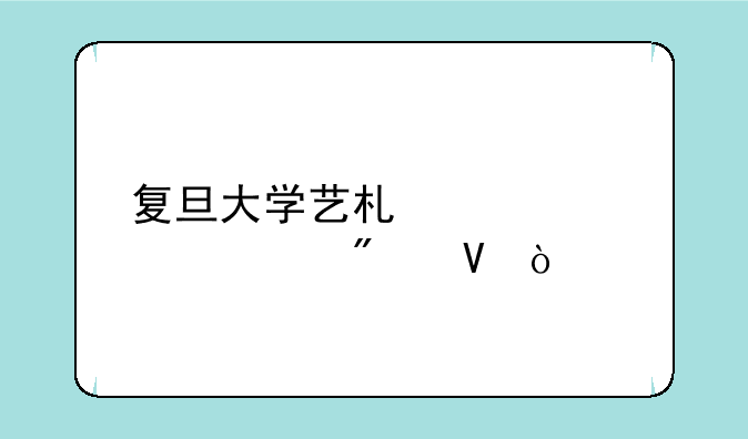 复旦大学艺术设计系分数？